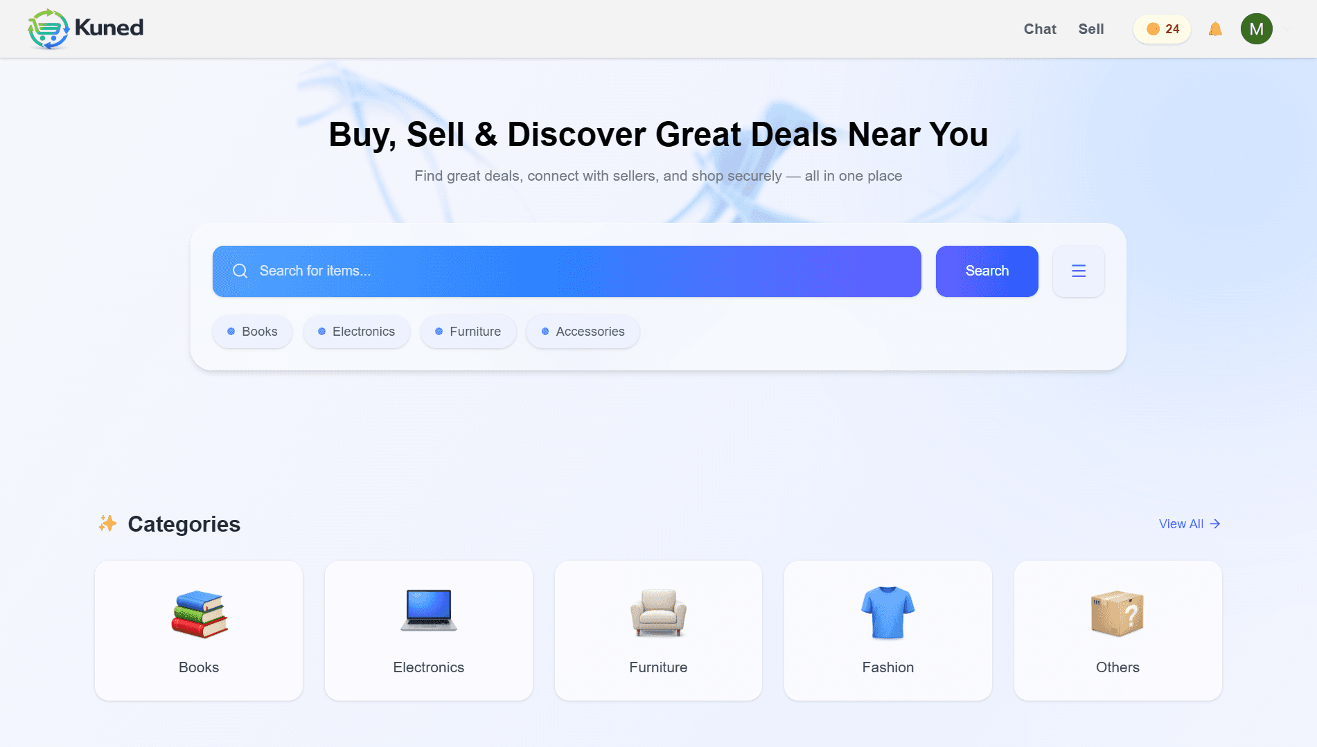 Kuned - Online Marketplace Platform preview